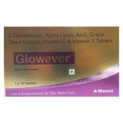 Glowever Tablet 10's, Pack of 10 TABLETS