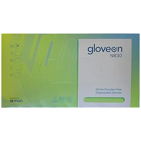 Gloveon Nitrile Pf Examination Gloves S White 25'S