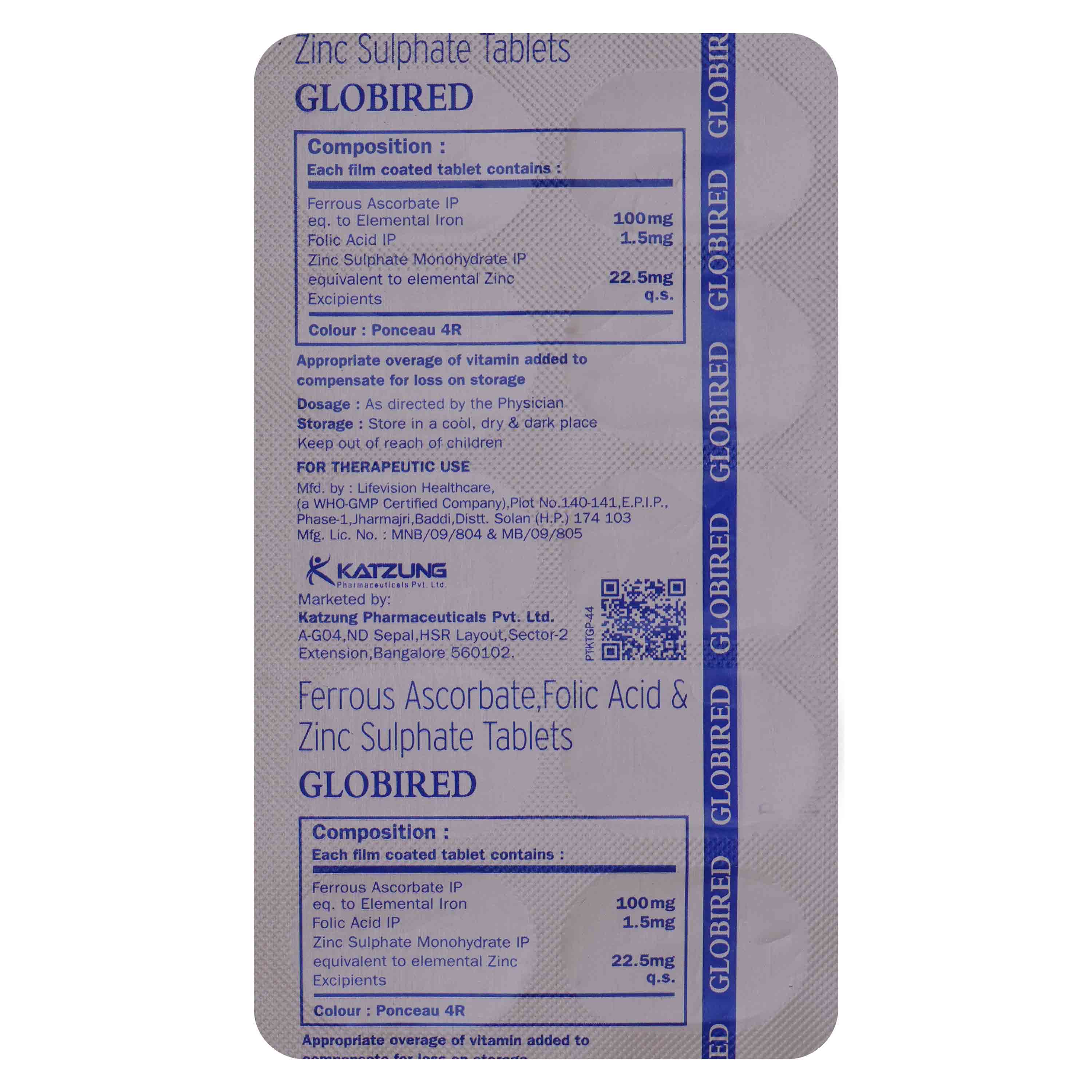 Globired Tablet 10's, Pack of 10 TABLETS Globired Tablet 10's, Pack of 10 TABLETS