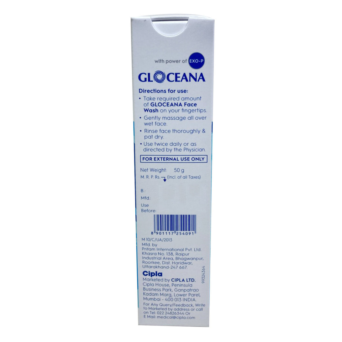 Gloceana Anti-Pollution Face Wash 50 gm, Pack of 1 Gloceana Anti-Pollution Face Wash 50 gm, Pack of 1