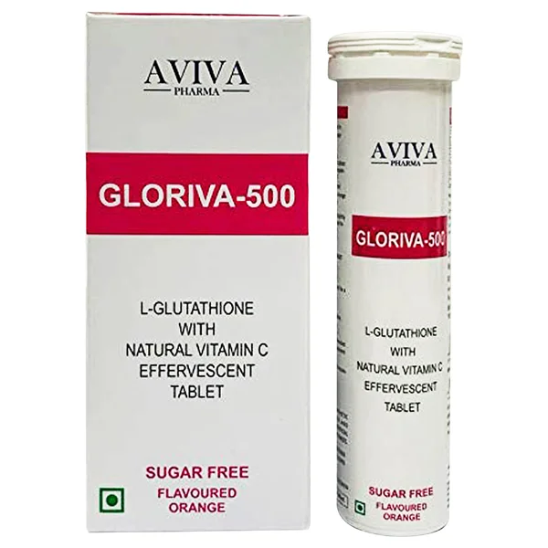 Gloriva-500 Sugar Free Orange Flavour Effervescent Tablet 15's