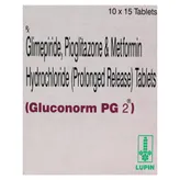 Gluconorm PG 2 Tablet 15's, Pack of 15 TABLETS