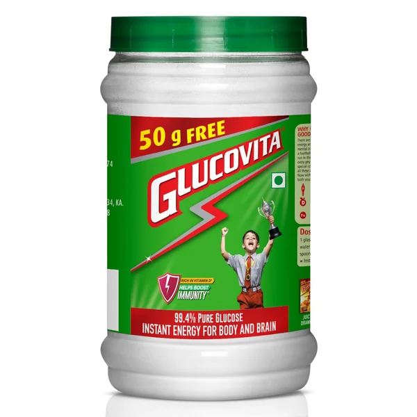 Glucovita Powder, 500 gm (450 gm + 50 gm Free), Pack of 1