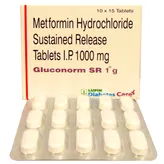 Gluconorm SR 1 g Tablet 15's, Pack of 15 TABLETS