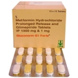 Gluconorm G 1 Forte Tablet 15's
