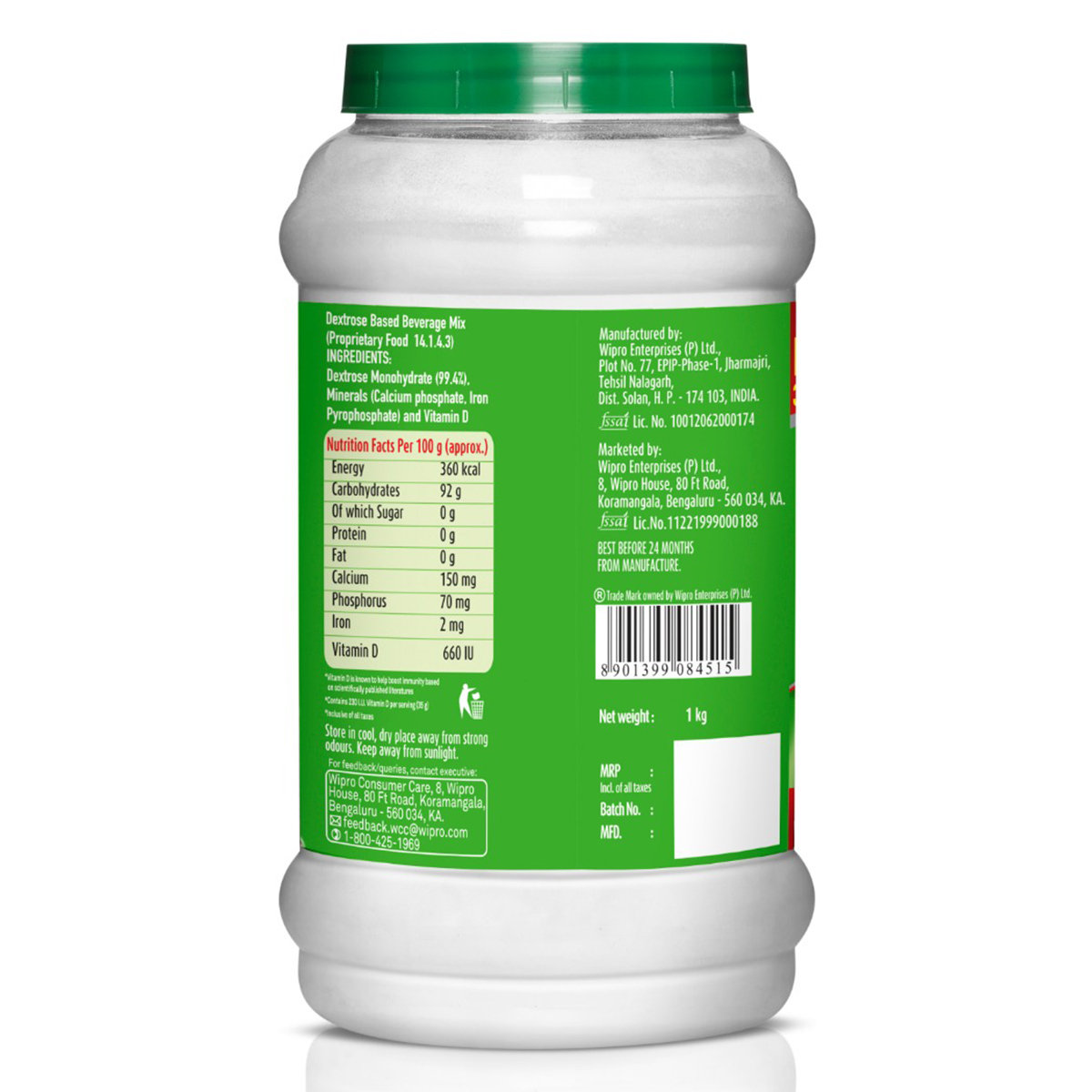 Glucovita Powder, 1 kg (Free Santoor Soaps 3 x 125 gm), Pack of 1 Glucovita Powder, 1 kg (Free Santoor Soaps 3 x 125 gm), Pack of 1