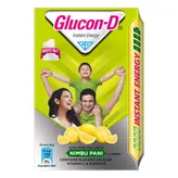 Glucon-D Instant Energy Nimbu Pani Flavour Powder, 1 kg Refill Pack, Pack of 1