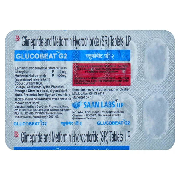 Glucobeat G2 Tablet 10's