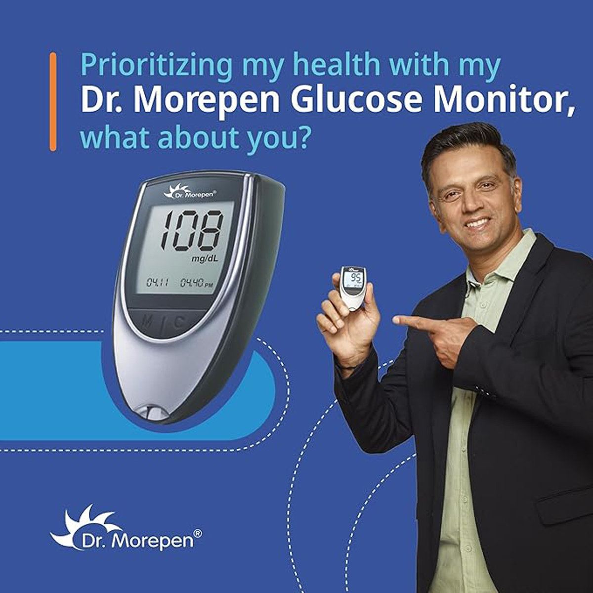 Dr. Morepen Gluco One Blood Glucose Monitoring System BG-03, 1 Count, Pack of 1 Dr. Morepen Gluco One Blood Glucose Monitoring System BG-03, 1 Count, Pack of 1