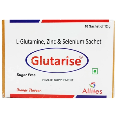 Glutarise Suger Free Orange Sachet 12 gm, Pack of 1 GRANULES