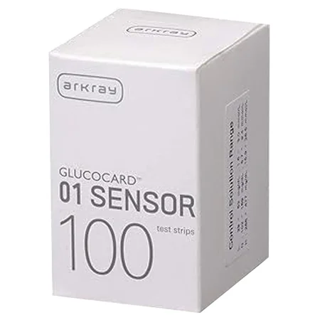 Arkray Glucocard 01 Sensor Test Strips 100, Count