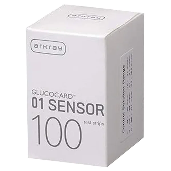 Arkray Glucocard 01 Sensor Test Strips 100, Count