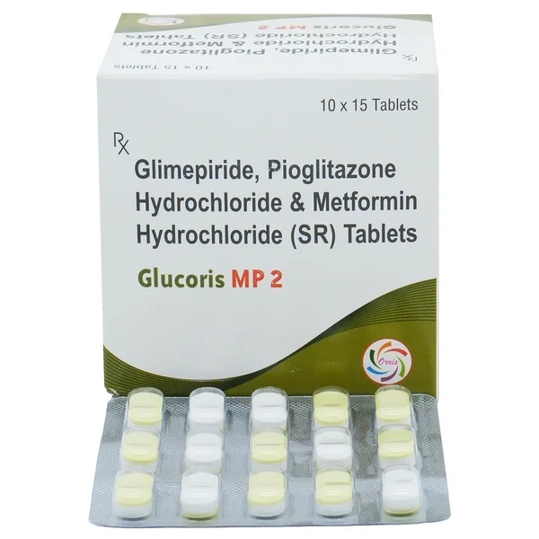 Glucoris MP 2 Tablet 15's