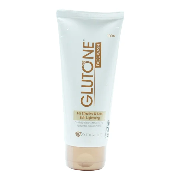 Glutone Face Wash 100 ml | With Dreamwhite &amp; Hydrolyzed Almond Protein | For Skin Lightening, Pack of 1