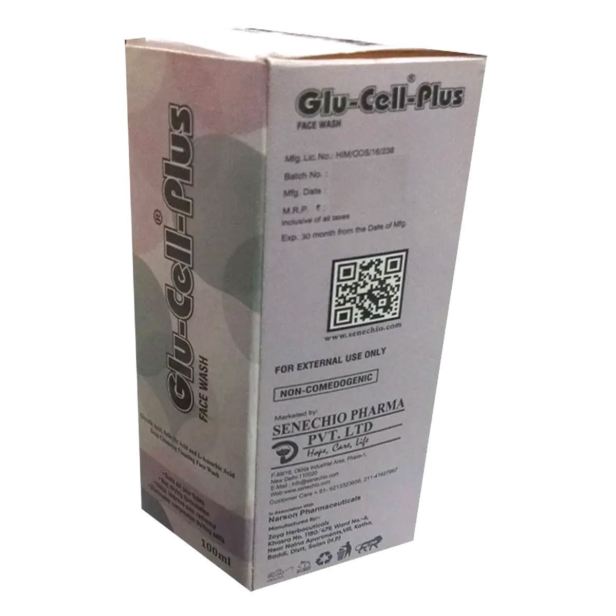 Glu-Cell-Plus Face Wash 100 ml, Pack of 1 Glu-Cell-Plus Face Wash 100 ml, Pack of 1