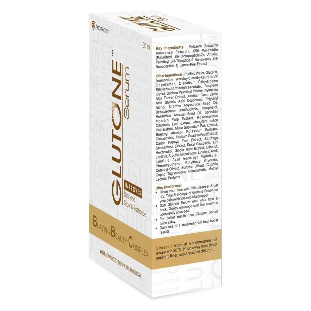 Glutone Serum 30 ml, Pack of 1 Glutone Serum 30 ml, Pack of 1