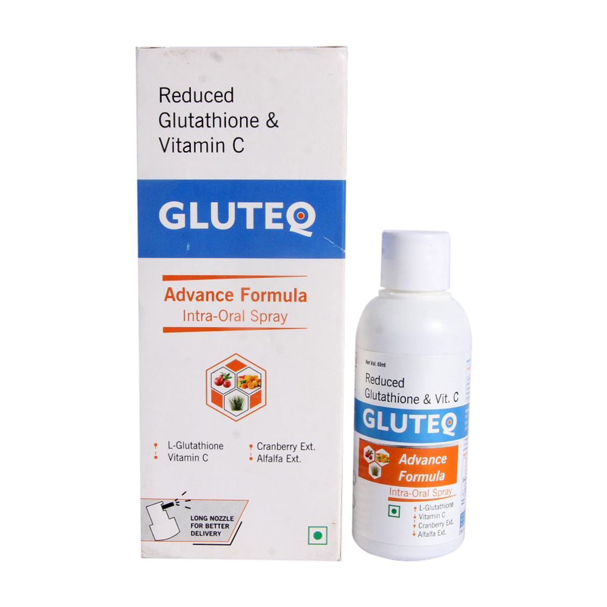 Gluteq Oral Spray 60 ml, Pack of 1 Spray Gluteq Oral Spray 60 ml, Pack of 1 Spray