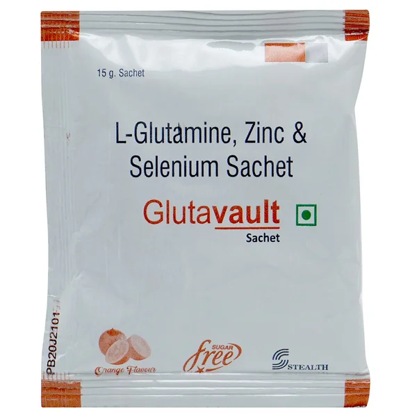 Glutavault SF Orange Flavour Sachet 15 gm