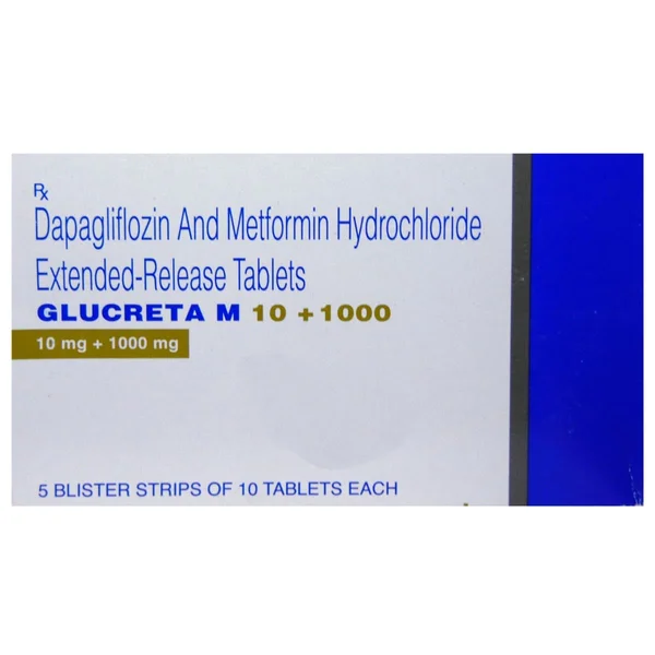 Glucreta M 10/1000 Tablet 10's