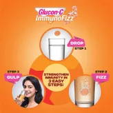 Glucon-C Immuno Fizz Orange Flavour 1000 mg, 20 Tablets, Pack of 1