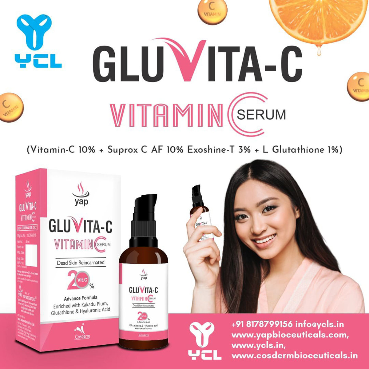 Gluvita-C 20% Serum 30 ml, Pack of 1 Gluvita-C 20% Serum 30 ml, Pack of 1