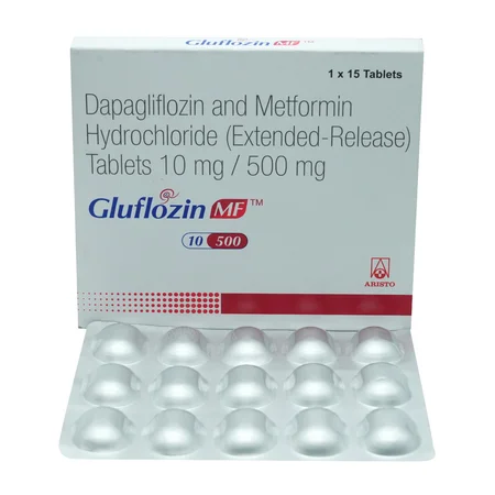 Gluflozin MF 10 mg/500 mg Tablet 15's