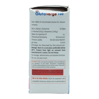 Glutaverge 100 Infusion 100 ml, Pack of 1 INJECTION