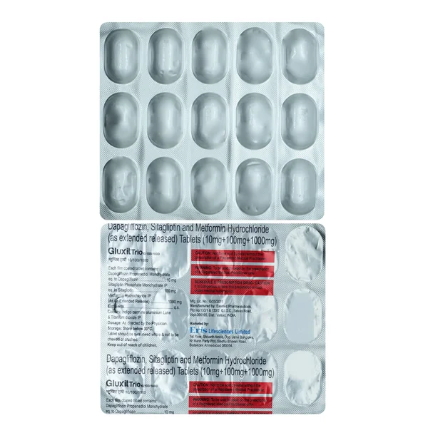 Gluxit Trio 10/100/1000 Tablet 15's