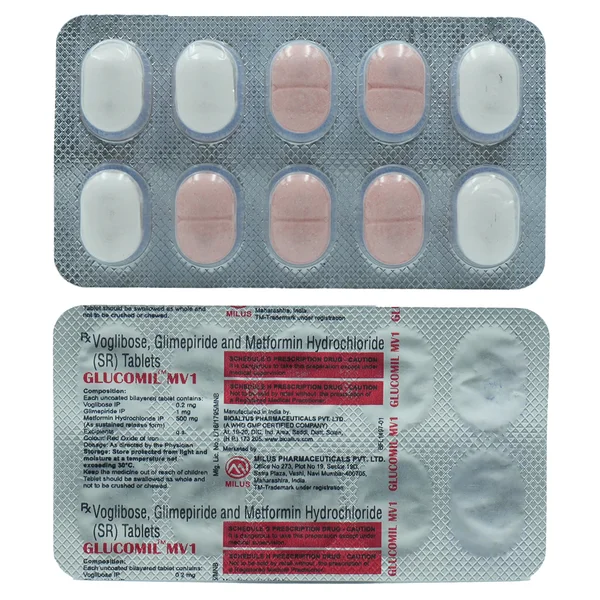 Glucomil MV1 Tablet 10's