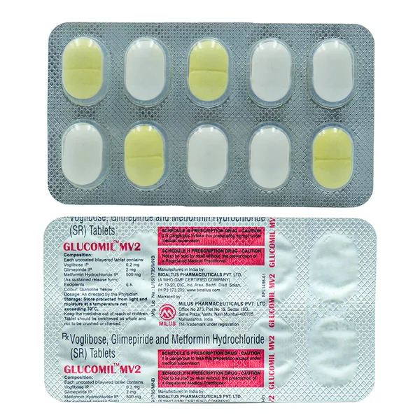 Glucomil MV2 Tablet 10's