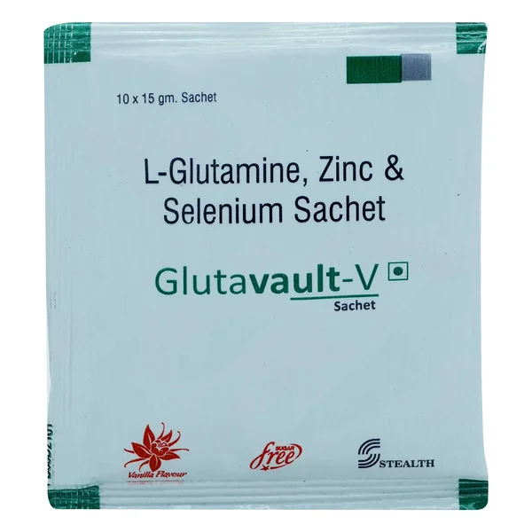 Glutavault-V Sugar Free Vannila Sachet 15 gm, Pack of 1