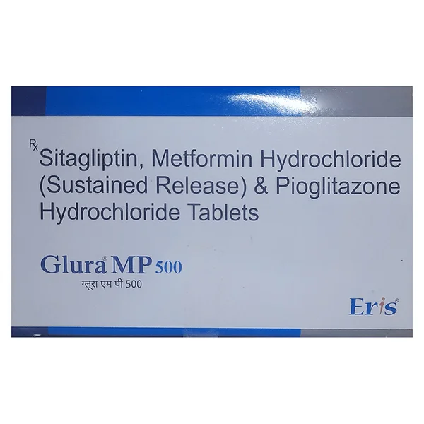 Glura MP 500 Tablet 10's, Pack of 10 TabletS