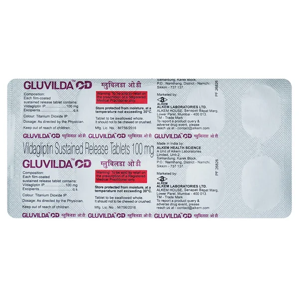 Gluvilda OD Tablet 10's