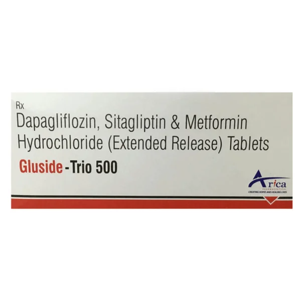 Gluside-Trio 500 Tablet 15's