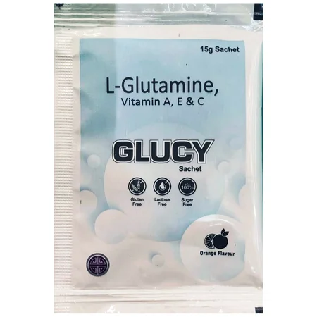 Glucy Sugar Free Orange Flavour Sachet 15 gm