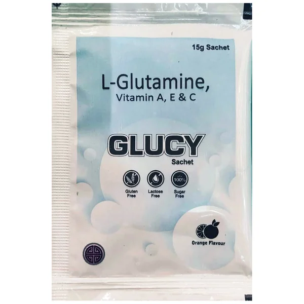 Glucy Sugar Free Orange Flavour Sachet 15 gm