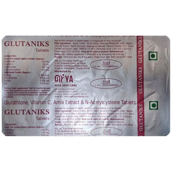 Glutaniks Tablet 10's