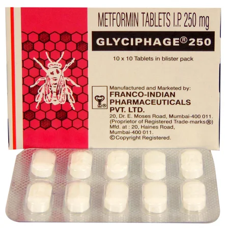 Glyciphage 250 Tablet 10's