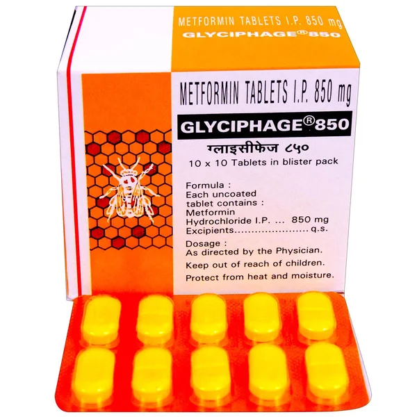 Glyciphage 850 Tablet 10's