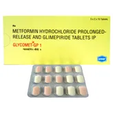 Glycomet-GP 1 Tablet 15's, Pack of 15 TABLETS