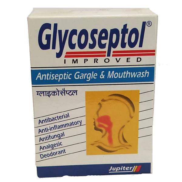 Glycoseptol Antiseptic Gargle &amp; Mouth Wash 15 ml, Pack of 1