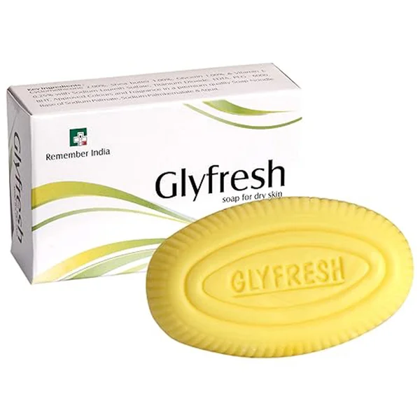 Glyfresh Soap 75 gm | Hydrates Skin | For Dry Skin, Pack of 1