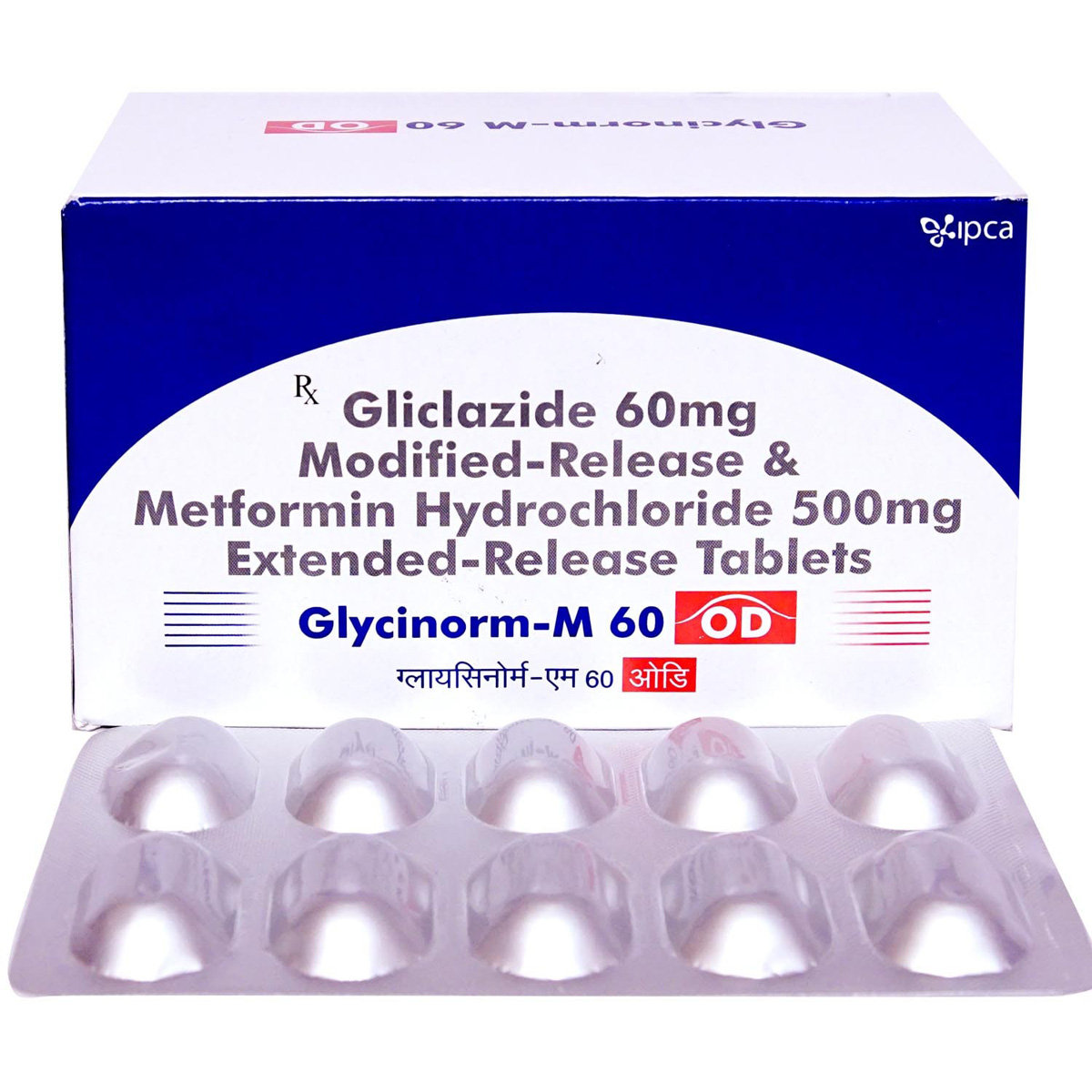 Glycinorm M 60 OD Tablet 10's, Pack of 10 TABLETS Glycinorm M 60 OD Tablet 10's, Pack of 10 TABLETS