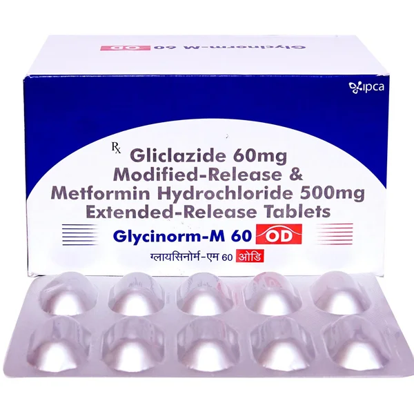 Glycinorm M 60 OD Tablet 10's