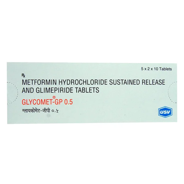 Glycomet-GP 0.5 Tablet 10's