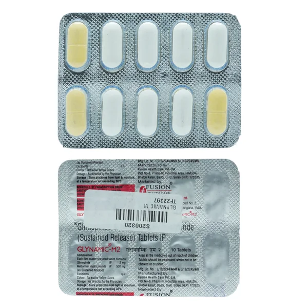 Glynamic-M 2 Tablet 10's