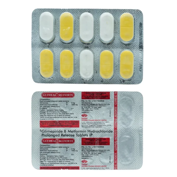 Glyheal-M2 Forte Tablet 10's