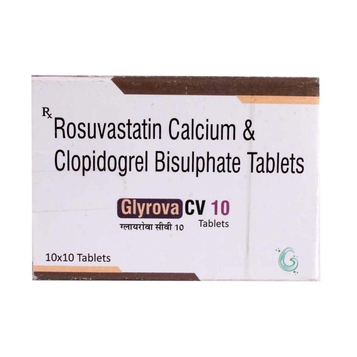 Glyrova CV 10 Tablet 10's, Pack of 10 TABLETS Glyrova CV 10 Tablet 10's, Pack of 10 TABLETS