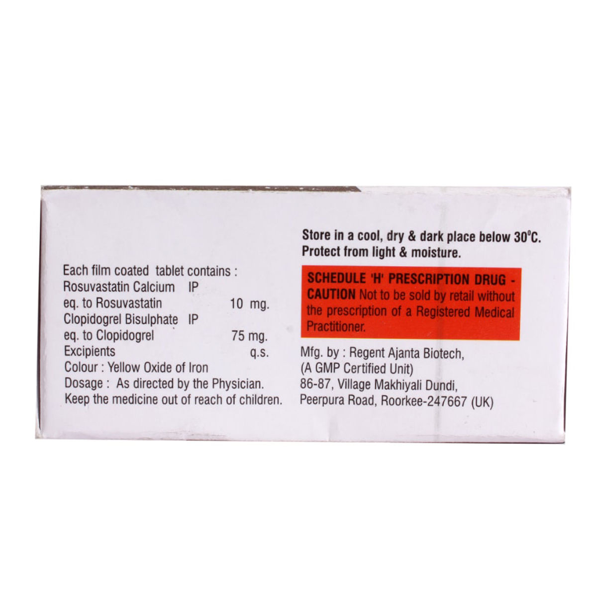 Glyrova CV 10 Tablet 10's Price, Uses, Side Effects, Composition ...