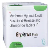 Glyxer M 1 Forte Tablet 15's, Pack of 15 TABLETS